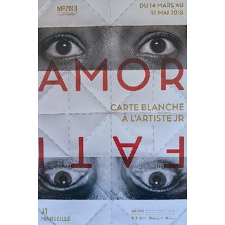 JR (Jean René), Original Exhibition Poster: Amor Fati, 2018, Print For Sale