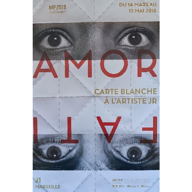 JR (Jean René), Original Exhibition Poster: Amor Fati, 2018, Print For Sale