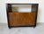 Mid Century Milo Baughman Style Burlwood & Brass Bar Cart With Glass Top For Sale - Image 10 of 12