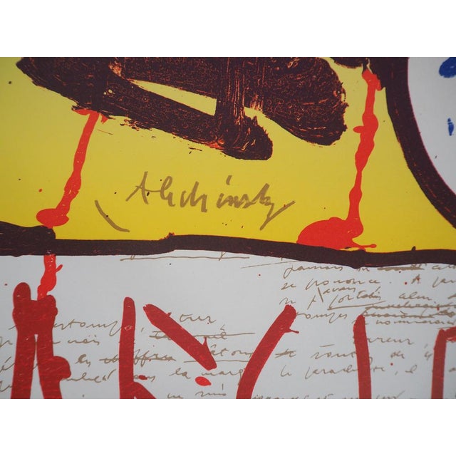 Pierre Alechinsky, Exposition 1982, Lithograph For Sale - Image 5 of 7
