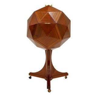 Vintage Bar by Vuillermoz Polyhedron, 1970s For Sale