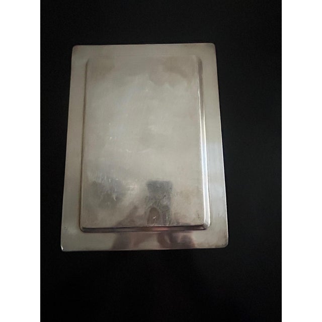 1970s Silver-Plated Metal Trinket Tray from Ercuis, 1970s For Sale - Image 5 of 8