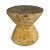 Rustic Wood Hourglass Side Table For Sale - Image 4 of 8