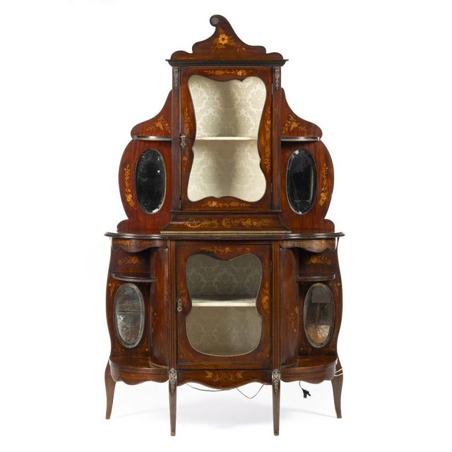 Brown Cabinet with Noble Wood Top, 1800s For Sale - Image 8 of 8