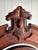 Antique Walnut Dresser With Arched Mirror and Carved Crest For Sale - Image 9 of 18
