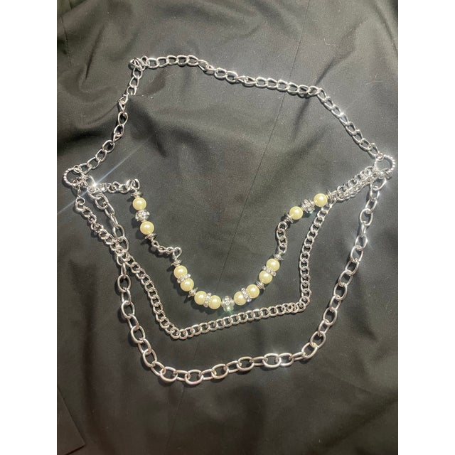 Givenchy 1980s Givenchy Huge Statement / Runway Glam Multi Strand Necklace For Sale - Image 4 of 6