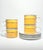 Midwinter (Stonehenge) “Sun” 4 Stoneware Tea Cups 2 1/2” 8oz & Saucers 6 1/4” Good vintage condition. No chips, cracks, or...
