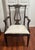 Hepplewhite Arm Chairs Chippendale Dining Desk Henkle Harris Hepplewhite Lyre Back Vintage For Sale - Image 3 of 6