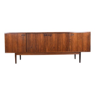 Mid 20th Century Brazilian Rosewood Credenza by Johannes Andersen, Attributed For Sale