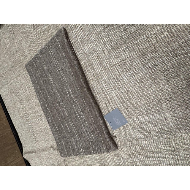 Rh Restoration Hardware Kuba Cloth Pickstitch Pillow Cover - Lumbar For Sale In Columbus - Image 6 of 12