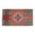 Distressed Rug Low Pile Hand Knotted Yastik Rug Faded Mat- 20'' X 36'' For Sale