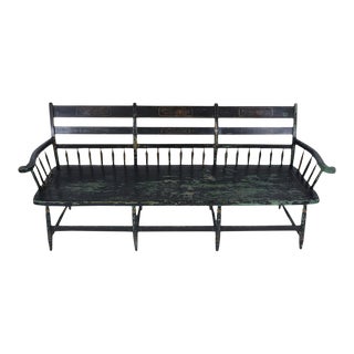 Late 19th Century Painted Bench For Sale