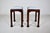 Early 20th Century Chippendale Style Footstools by Madison Square in Mahogany & Blue For Sale - Image 5 of 5