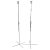 One Left Kurt Verson Style Thin Line Adjustable Height Chrome Floor Lamps For Sale - Image 9 of 9