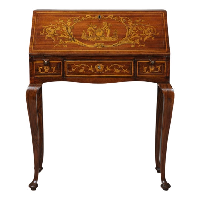 Drop-Leaf Desk, Late 19th Century For Sale