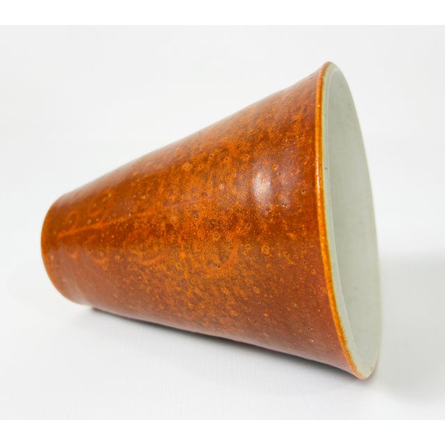 1930s Tall Studio Pottery Vessel, Manner of Maija Grotell For Sale - Image 4 of 7