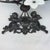 Ebony Vintage 7 Light Wrought Iron Wall Sconce With Milk Glass Flowers & Cherub Motif - Matching Sconce Available Separately For Sale - Image 8 of 12