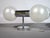 Metal Space Age Chrome Wall Lights by Motoko Ishii for Staff, 1970s, Set of 2 For Sale - Image 7 of 13