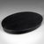 Black 1900's Antique Oval Trinkets Tray For Sale - Image 8 of 9