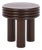 Ohana Accent Table in Dark Brown For Sale
