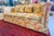Stratford House Mid Century Modern Jack Larsen Style Orange Print Loveseat From Stratford Designs For Sale - Image 4 of 8