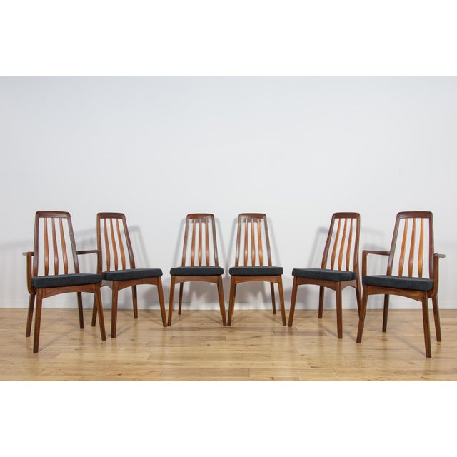 Dining chairs made in United Knigdom the 1960s\. Made from solid teak. Wood elements have been cleaned from the old...
