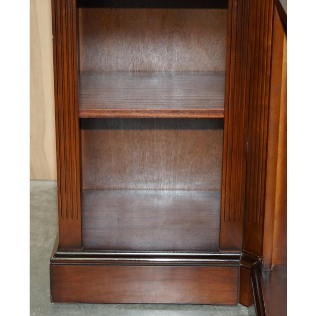 Open Library Bookcase in Flamed Hardwood For Sale - Image 18 of 18