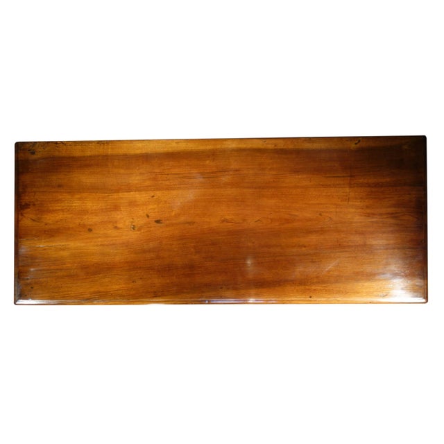 Early 18th Century Early 18th Century Italian Louis XIV Walnut Dresser with Fruitwood Inlay & Brass For Sale - Image 5 of 12