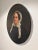 Mid 19th Century Original 19th Century American Oval Oil Portrait Painting For Sale - Image 5 of 12
