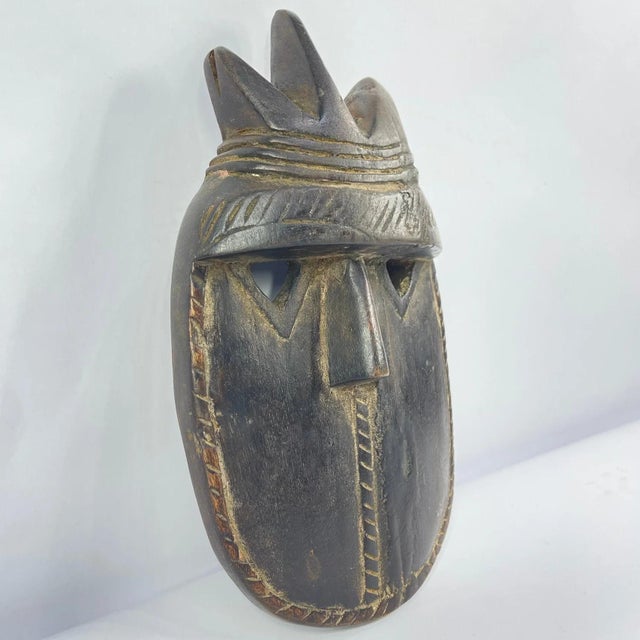African Early 20th Century Toma Wood Mask Landai Guinea For Sale - Image 3 of 7