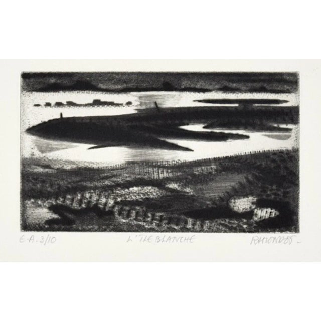 Little Blanche - Original Etching by J. Ramandot - 1970s 1970s For Sale - Image 3 of 3