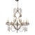 Brazilian Rock Crystal Chandelier, Mid 20th Century For Sale