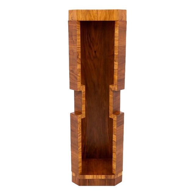 Mid-20th Century Art Deco Column Pedestal, Poland, 1950s For Sale