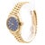 Contemporary 1970s Rolex Lady DateJust 6917 Blue Dial 18k Gold President Bracelet Watch For Sale - Image 3 of 8