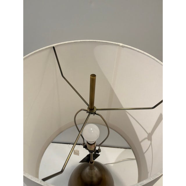 Revelation Kiss Marble & Brass Table Lamp For Sale - Image 4 of 6