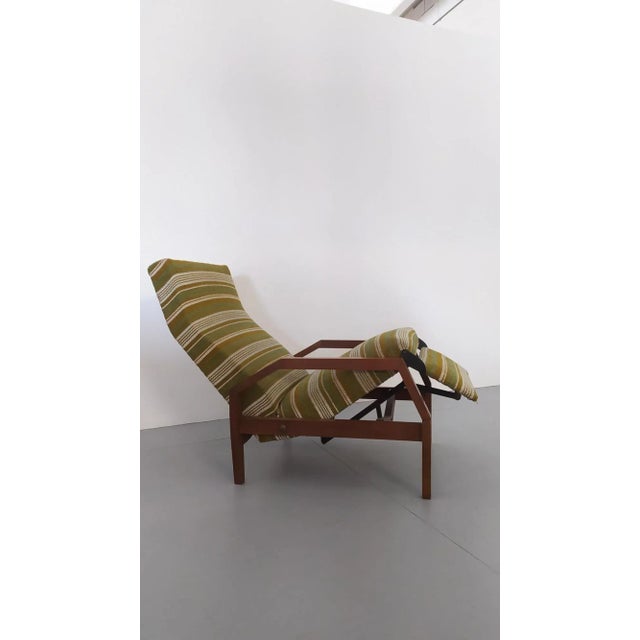 Mid-Century Modern Reclining Chaise Longue Armchair by Isa Bergamo, 1950s For Sale - Image 3 of 10