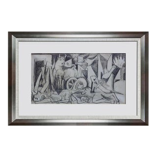 Pablo Picasso Lithograph Guernica Study Framed Print For Sale