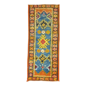 Blue Vintage Moroccan Rug