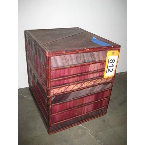 c. 1930 Indonesian Sasak Lontar Palm Wedding Dowry Storage Box Antique Indonesian Sasak Lontar Palm Wedding Dowry Storage...