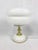 Mid-Century Milk Glass and Brass Table Lamp from Napako, 1960s, in Flawless conditions. Designed 1970 to 1979 This piece...