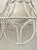Mid 20th Century Mid Century Modern White Twisted Metal Pendant Light For Sale In Los Angeles - Image 6 of 13
