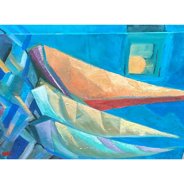 “Window of Opportunity” Abstract Oil Painting For Sale In San Antonio - Image 6 of 11