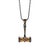 Sterling Silver & Gold Hammer Pendant Necklace For Sale - Image 9 of 9