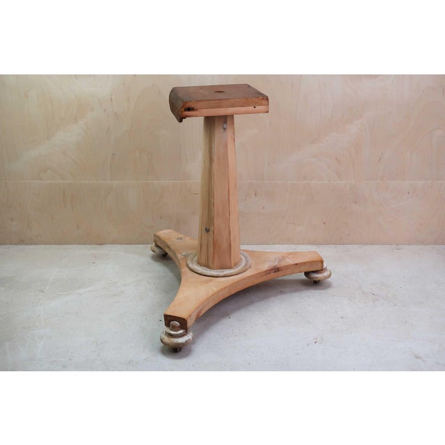 19th Century Small Antique English Palladian Style Round Bleached Table, 1835 For Sale - Image 5 of 9