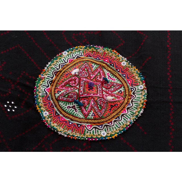 Large Tribal Indian Rabari Throw For Sale - Image 10 of 12