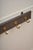 Antique Victorian Coat Rack with Cast Brass and Ceramic Hooks, 1880 For Sale - Image 14 of 16