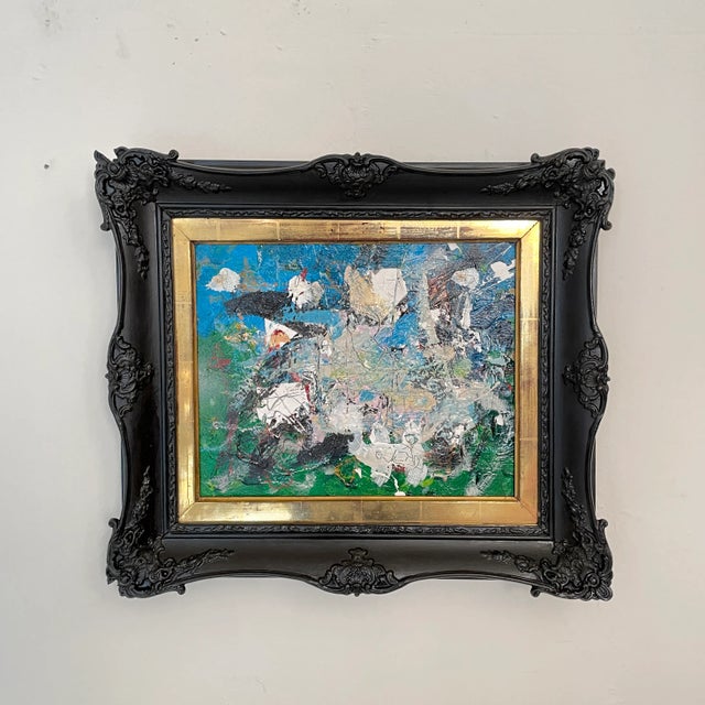 Felix Bachmann, Abstract Composition, Acrylic & Mixed Media on Board, 2022, Framed For Sale - Image 11 of 11