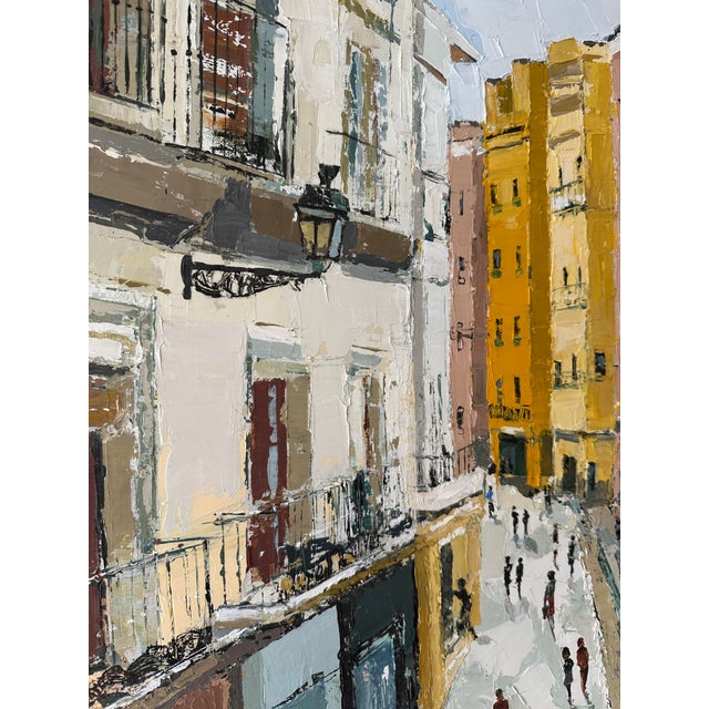 Abstract "My Room With a View" Original Modern Oil Painting, by Jennifer Hohlfelder For Sale - Image 3 of 12
