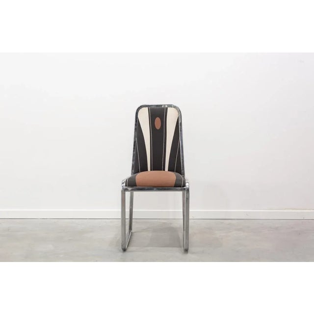 Stainless Steel Side Chair, 1970s For Sale - Image 9 of 9