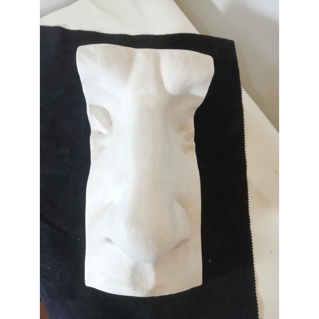 Plaster Nose with Wall Shelf, Italy, 1990s For Sale - Image 3 of 11